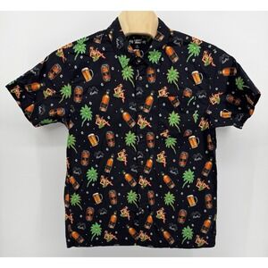 Island Haze Hawaiian Shirt Men's Size XL Cotton Floral Hula Tropical Aloha